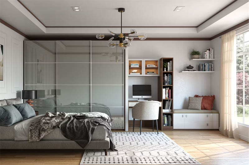 plafon kamar tidur sederhana Plafon Putih Minimalis