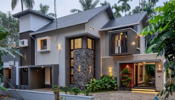 Rumah 2 Lantai Elegan Sederhana modern homey