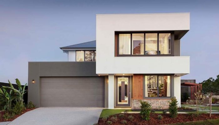 Rumah 2 Lantai Teras Luas minimalis modern elegant