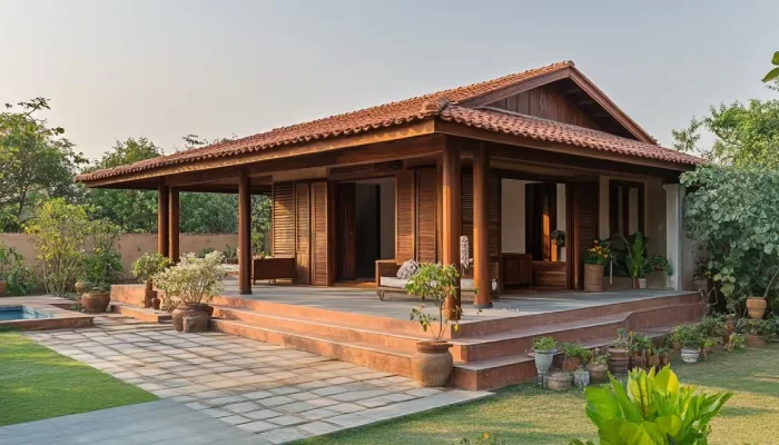 model Rumah Sederhana dengan Halaman Luas