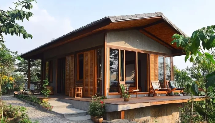 model Rumah Sederhana dengan Kaca