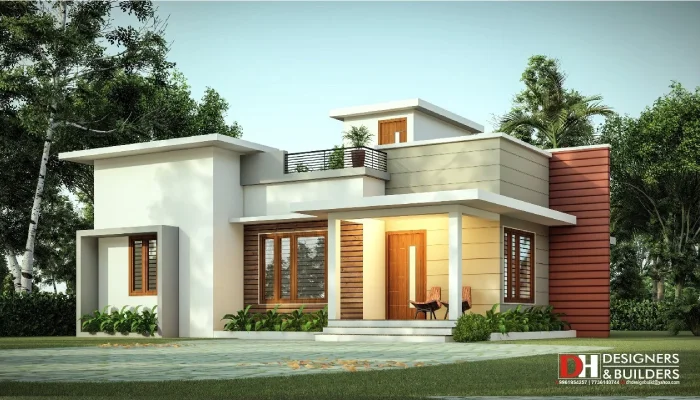 model rumah sederhana tapi indah ada balkon