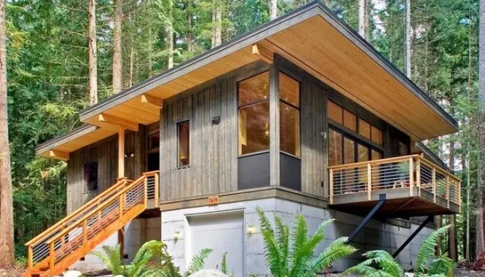  desain model rumah kayu sederhana tapi indah susun