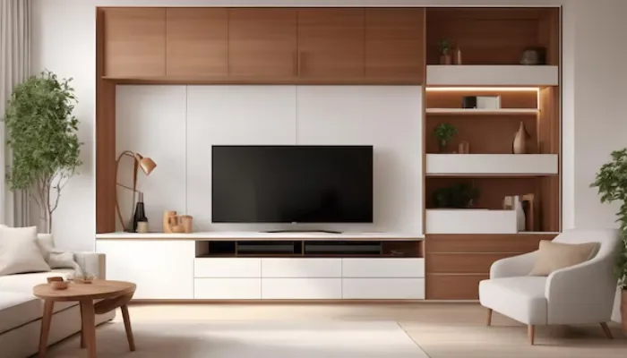 furniture lemari tv ruang tamu