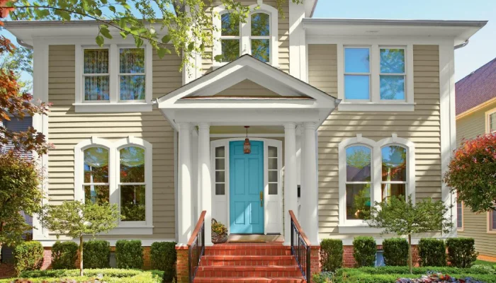 warna cat rumah klasik Krem