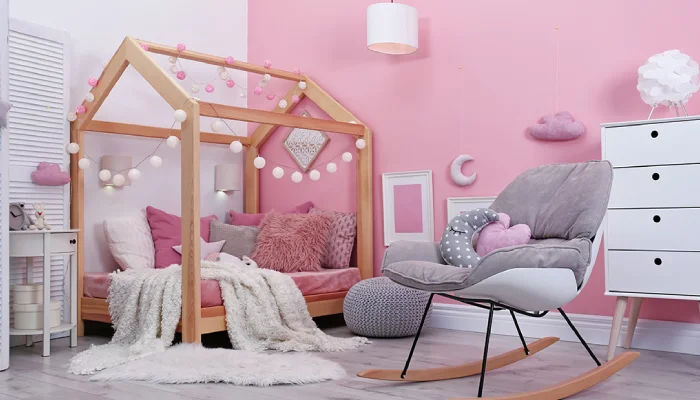 desain kamar tidur anak perempuan girly