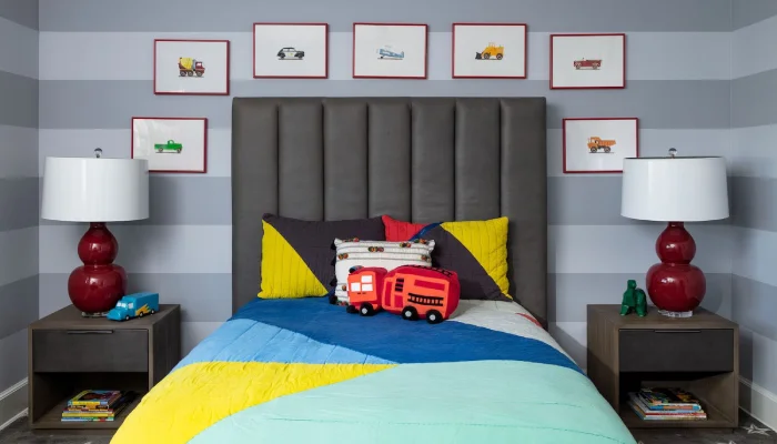 desain kamar tidur anak laki laki mobil mobilan