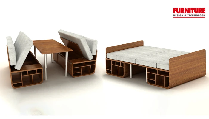 dekorasi kamar tidur sempit dengan bedroom multifungsi