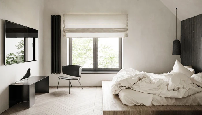 kamar tidur minimalis elegan homey