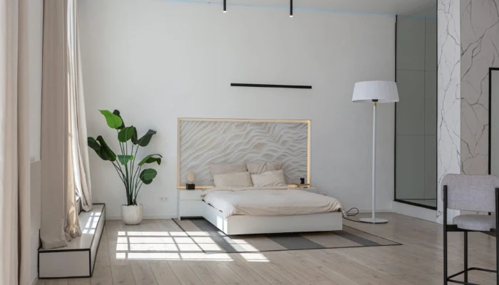 Kamar Tidur Minimalis Lantai Kayu