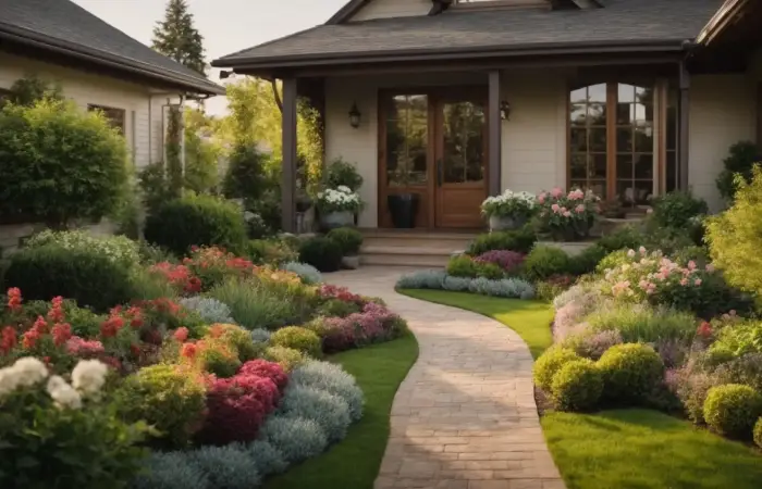  model taman depan rumah bunga bervariasi