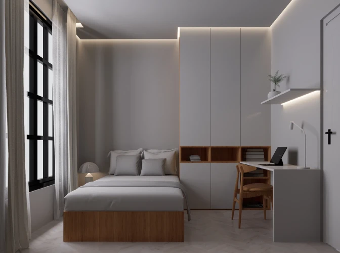 Desain Kamar Tidur 2x3 Fungsional