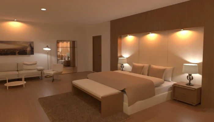 Kamar Tidur Elegan Warm