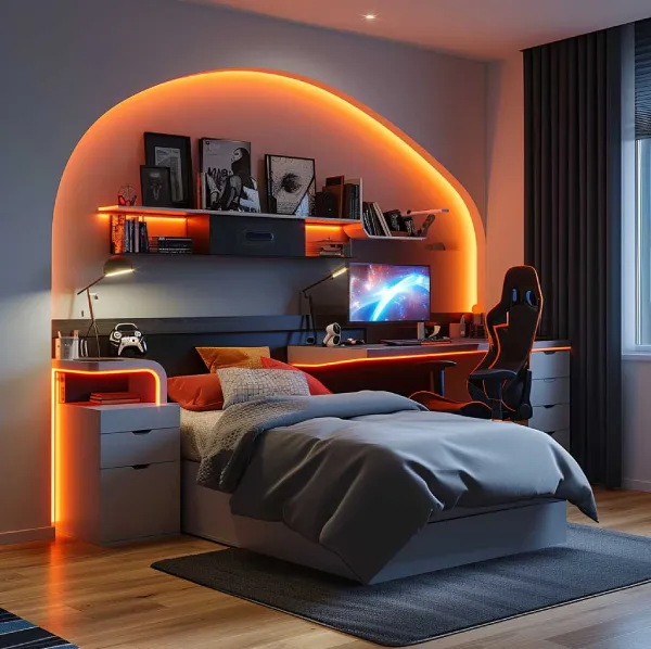  kamar set anak laki minimalis gaming