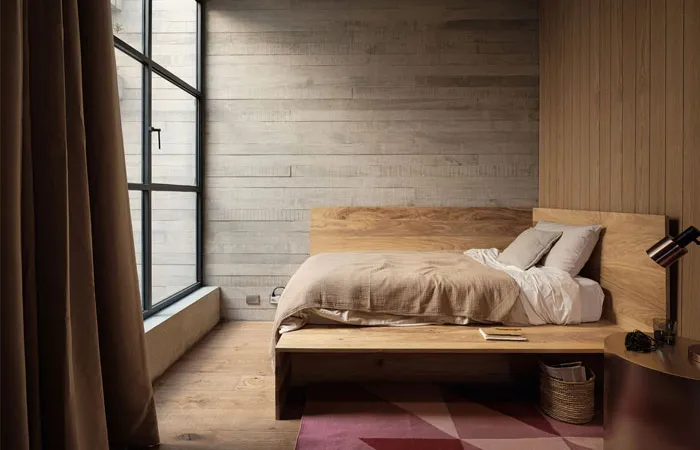 desain Kamar Tidur Minimalis Jendela Transparant