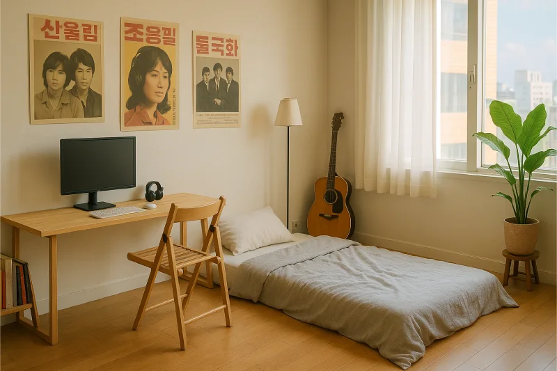 desain kamar tidur lesehan ala korea Studio Artistik
