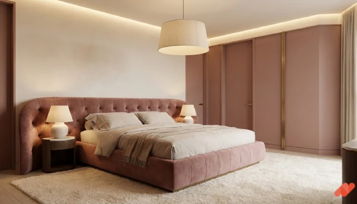 15desain kamar tidur utama Soft Luxury