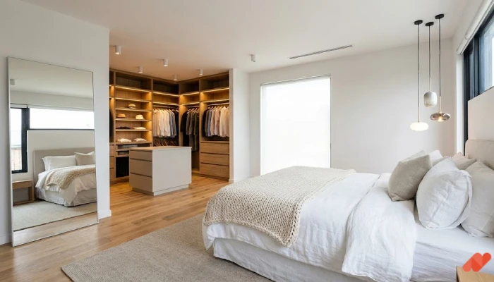 5desain kamar tidur utama Walk-in Closet