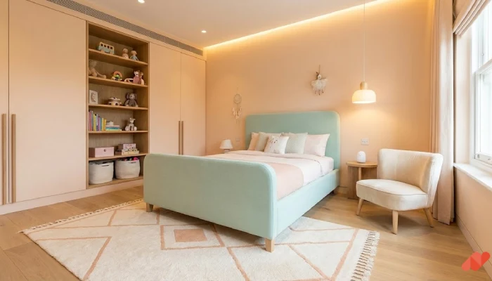 8desain kamar tidur mewah anak perempuan Playful Luxury