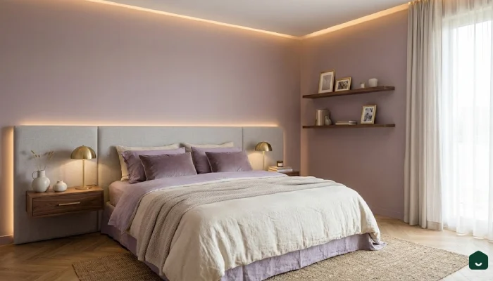 11warna cat kamar tidur romantis