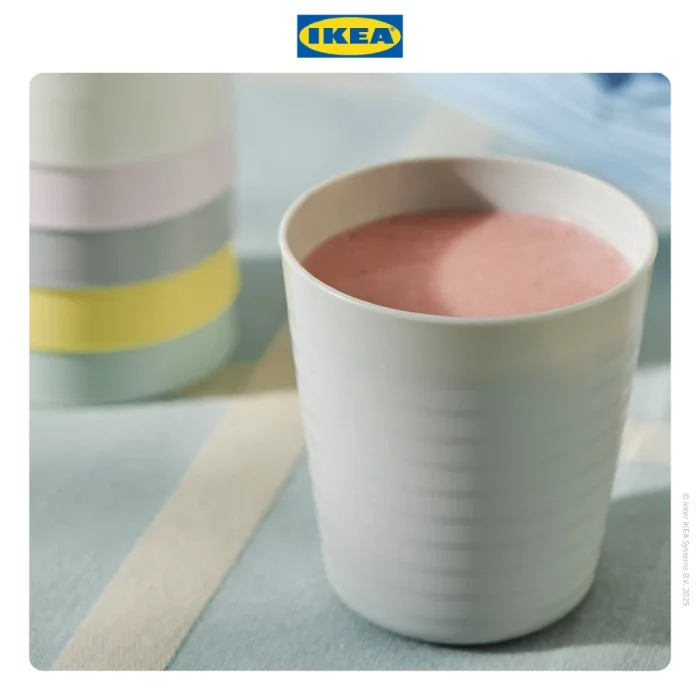IKEA KALAS Gelas Bayi Serbaguna Warna-Warni Isi 6pcs (2)
