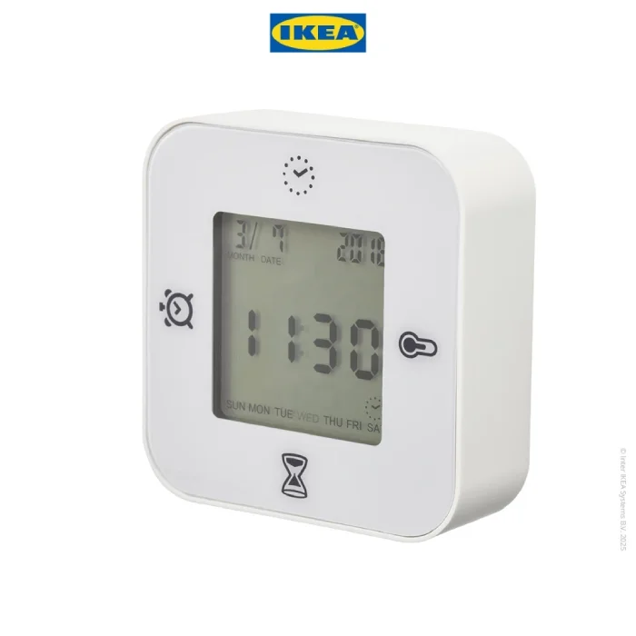 Ikea KLOCKIS Jam Multifungsi Disertai Dengan Alarm Dan Termometer (1)
