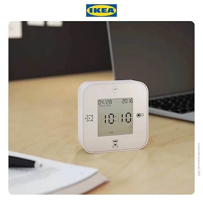 Ikea KLOCKIS Jam Multifungsi Disertai Dengan Alarm Dan Termometer (2)